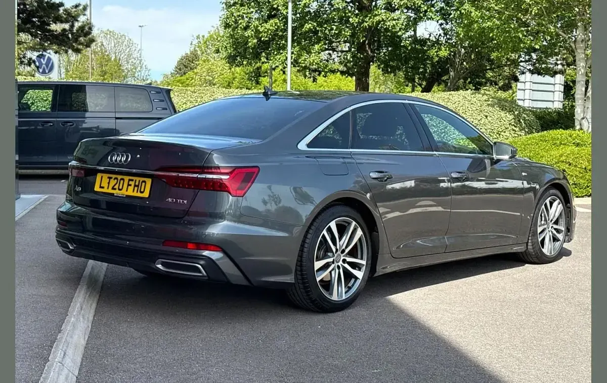 Begagnad Audi A6 S-Line 200 HK (147 kW) 2020 Grå Sedan