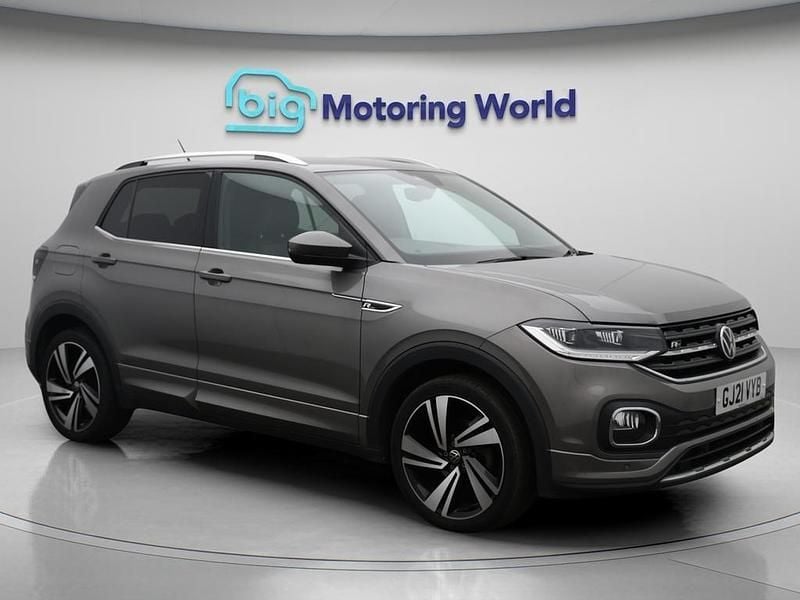 Grey Used 2021 VW T-Cross R-line SUV | £18,500 (Good price) - Image 1/4