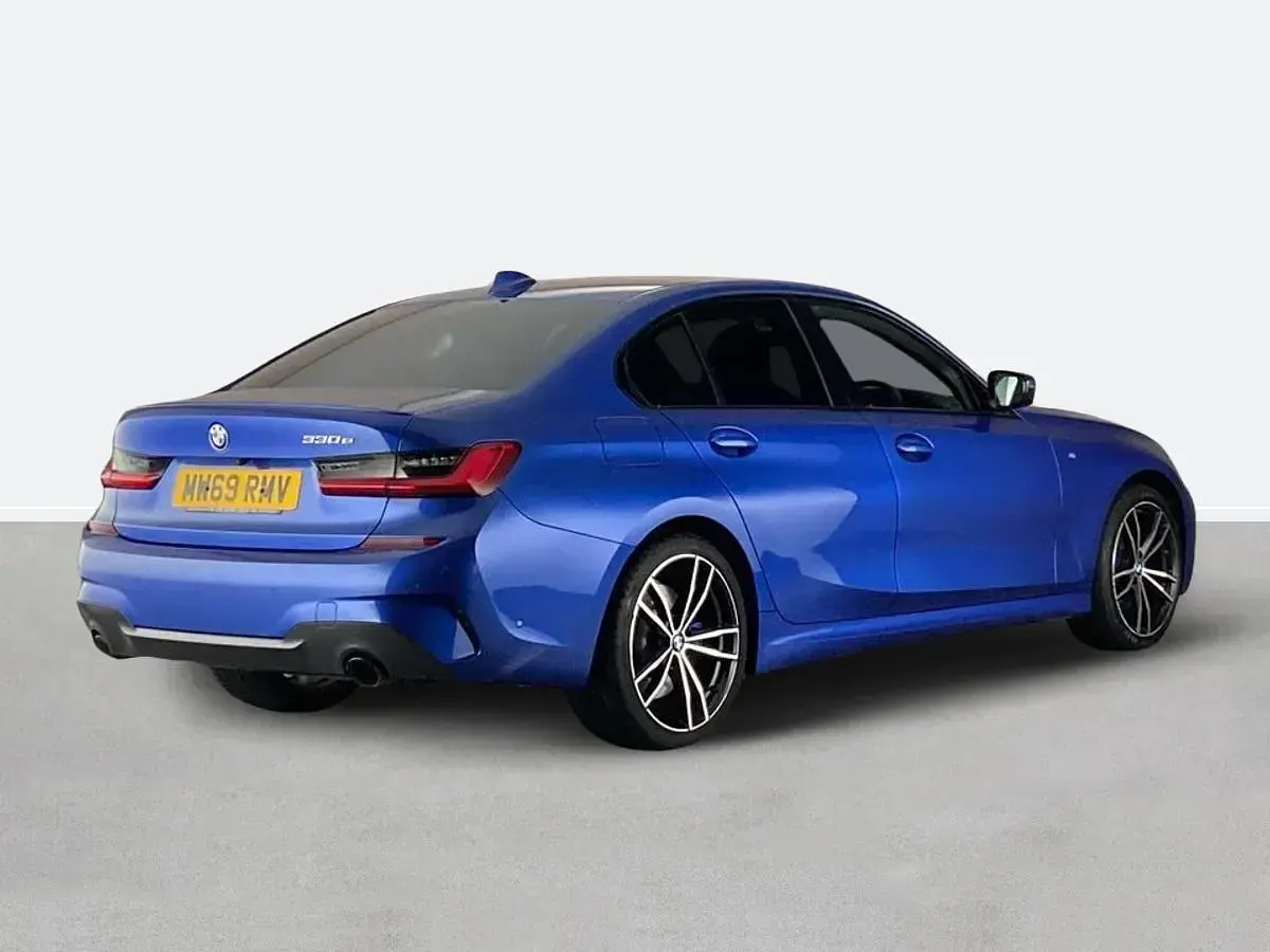 Used BMW 330e M Sport 2020 Blue Sedan