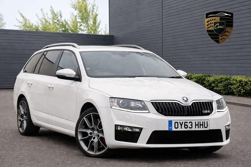 Used Skoda Octavia vRS 2013 White Estate