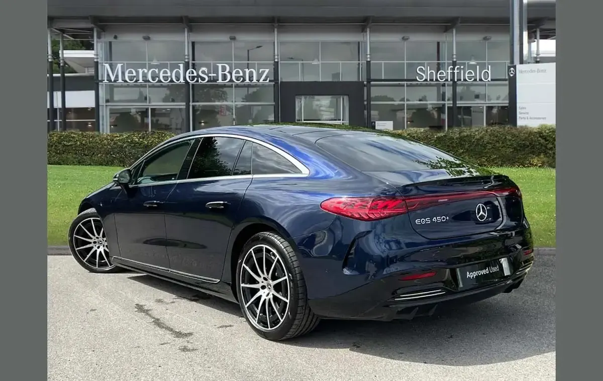 Used Mercedes EQS450+ AMG Line Premium 244 kW (333 HP) 2023 Blue Sedan