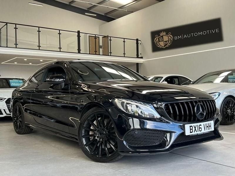 Black Used 2016 Mercedes C250 AMG line Coupe | £12,995 (Expensive) - Image 1/4
