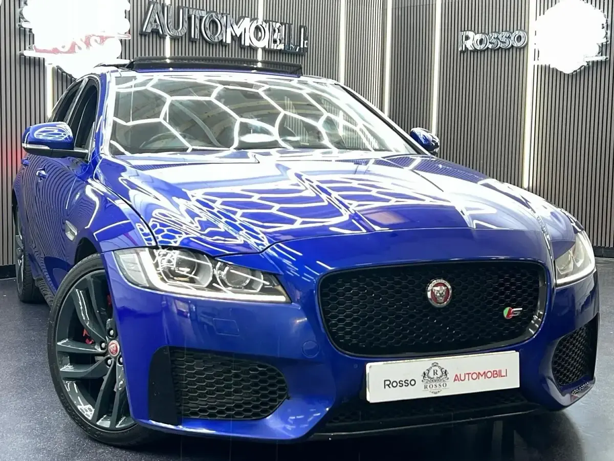 Used Jaguar XF S 300 HP (220 kW) 2017 Blue Sedan