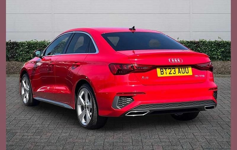 Used Audi A3 S-Line 150 HP (110 kW) 2023 Red Sedan