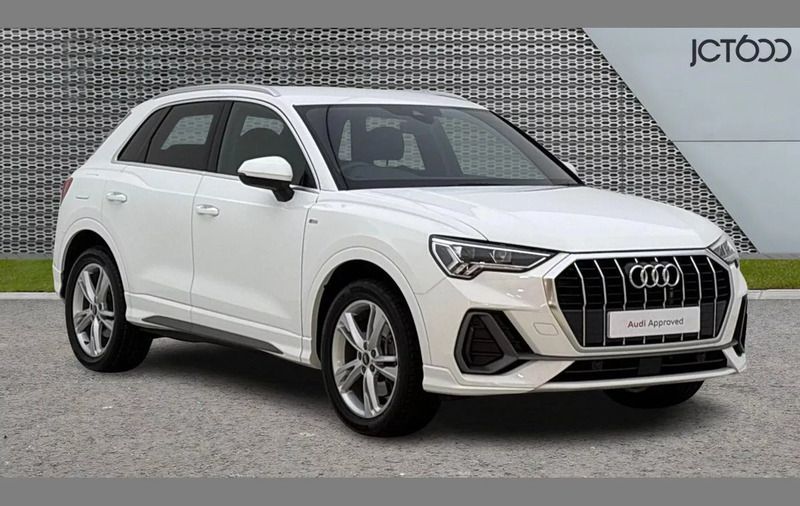 White Used 2022 Audi Q3 S-Line SUV | £29,900 (A bit pricey) - Image 1/4