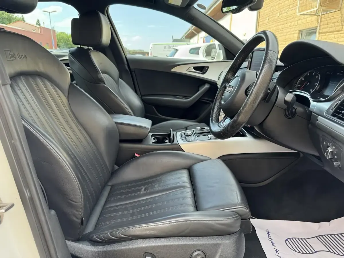 Used Audi A6 S-Line 2013 White Sedan