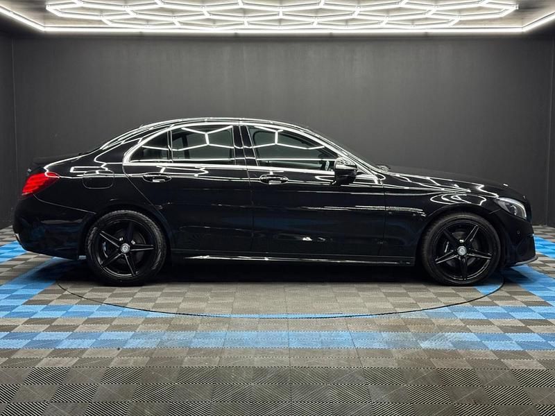 Used Mercedes C220 AMG line 2014 Black Sedan