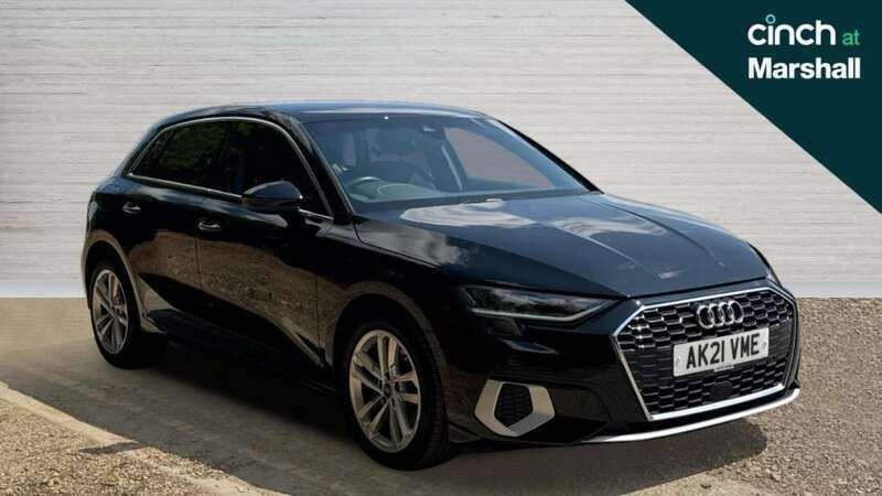 Black Used 2021 Audi A3 Sport Hatchback | £16,913 (Good price) - Image 1/4