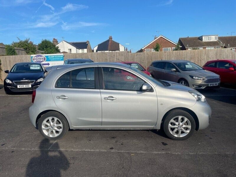 Silver Used 2013 Nissan Micra Acenta Hatchback | £6,495 (Fair price) - Image 1/4