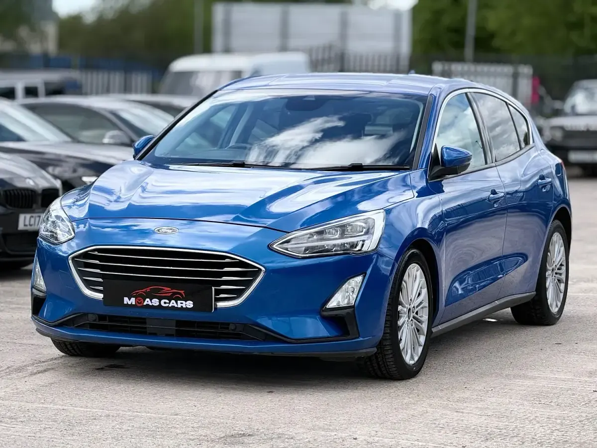 Used Ford Focus Titanium X 125 HP (91 kW) 2018 Blue Hatchback