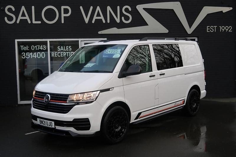Used VW T6.1 Startline 150 HP (110 kW) 2021 White Van