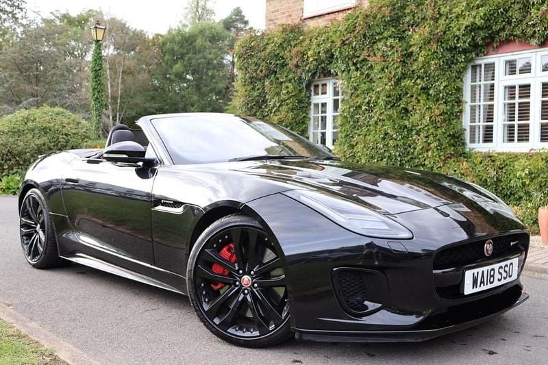 Black Used 2018 Jaguar F-Type R-Dynamic Cabriolet | £35,495 (Fair price) - Image 1/4