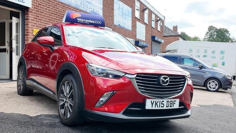 Red Used 2015 Mazda CX-3 Inclusive SUV | £8,995 (Fair price) - Image 1/4