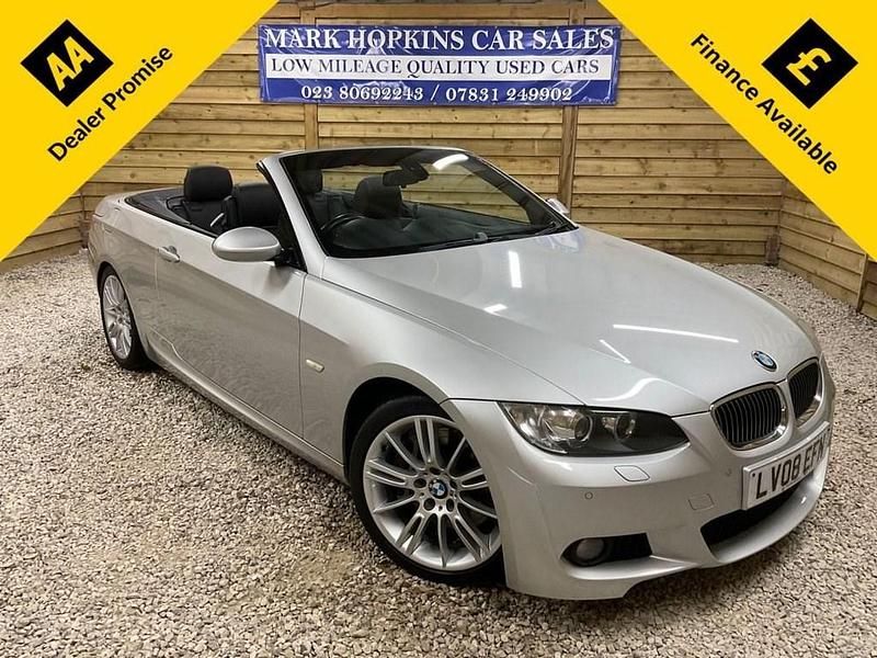 Silver Used 2008 BMW 335 Cabriolet M Sport Cabriolet | £10,995 - Image 1/3
