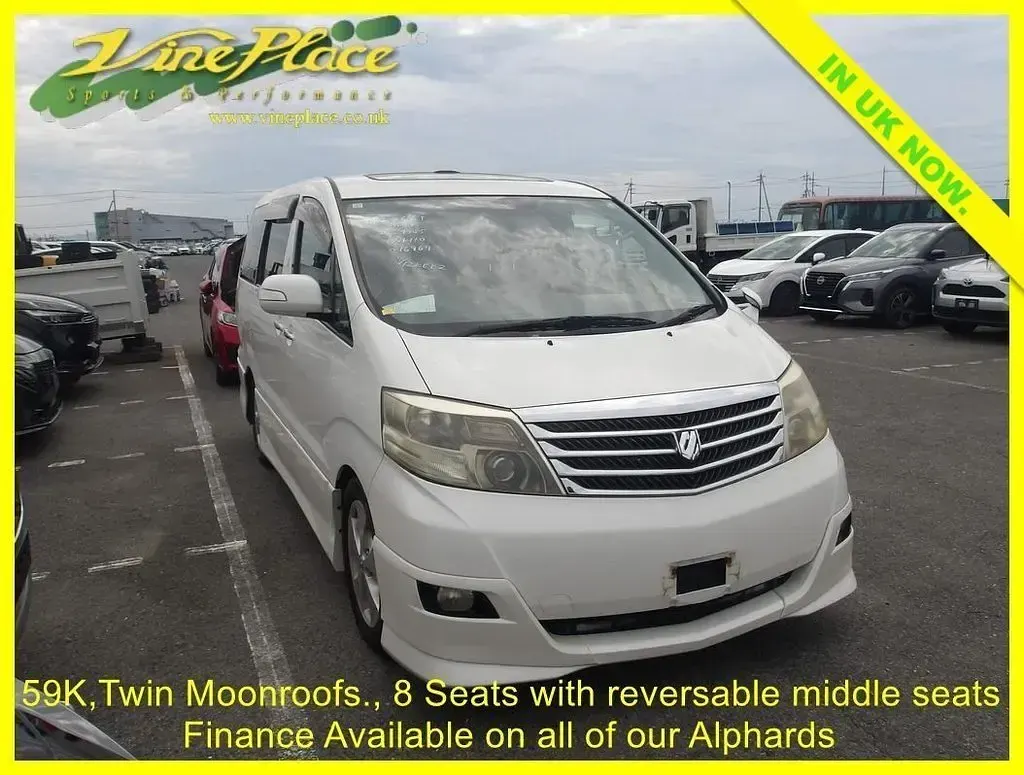 Used Toyota Alphard 159 HP (116 kW) 2007 White MPV