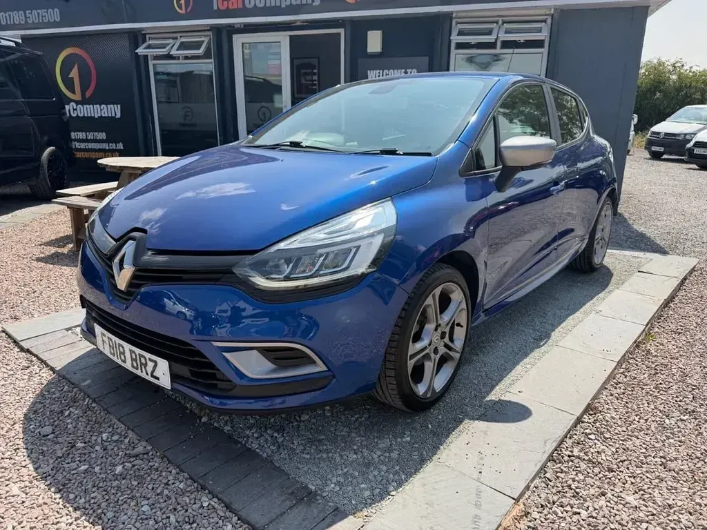 Used Renault Clio GT-Line 90 HP (66 kW) 2018 Blue Hatchback
