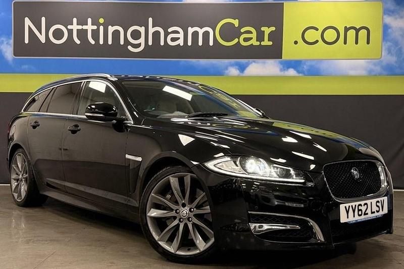 Black Used 2012 Jaguar XF Sportbrake Portfolio Estate | £9,295 (Fair price) - Image 1/1