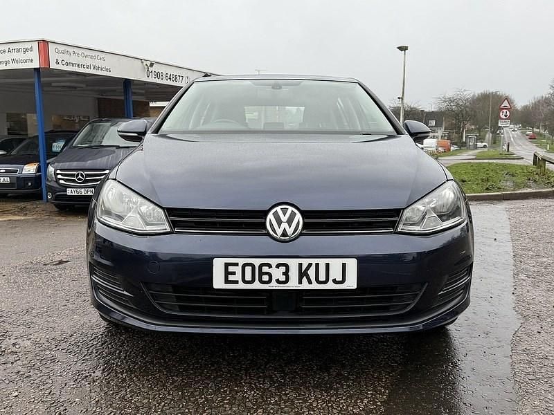 Used VW Golf VII SE 105 HP (77 kW) 2013 Blue Hatchback