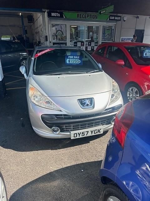 Silver Used 2007 Peugeot 207 GTi Cabriolet | £1,995 (Fair price) - Image 1/4