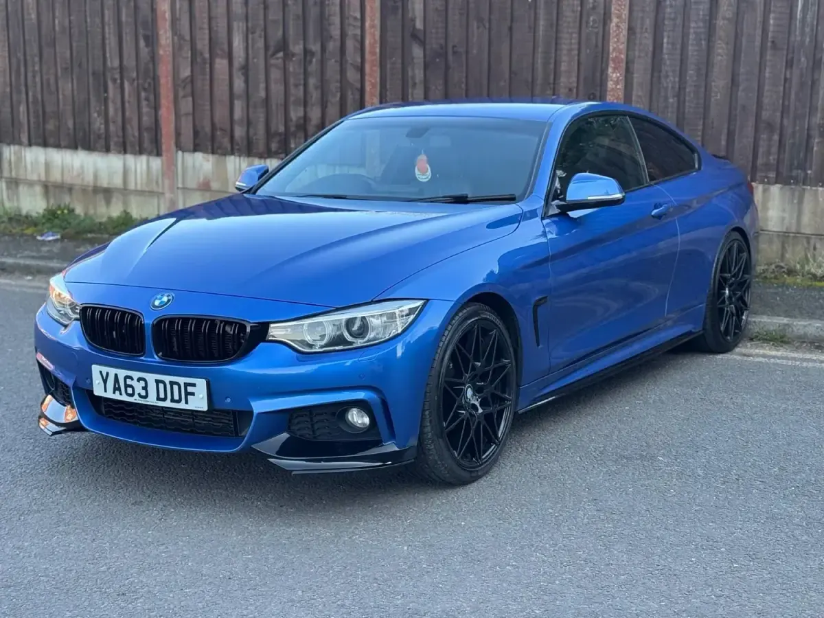 Second-hand BMW 420 M Sport 2014 Albastru Coupe
