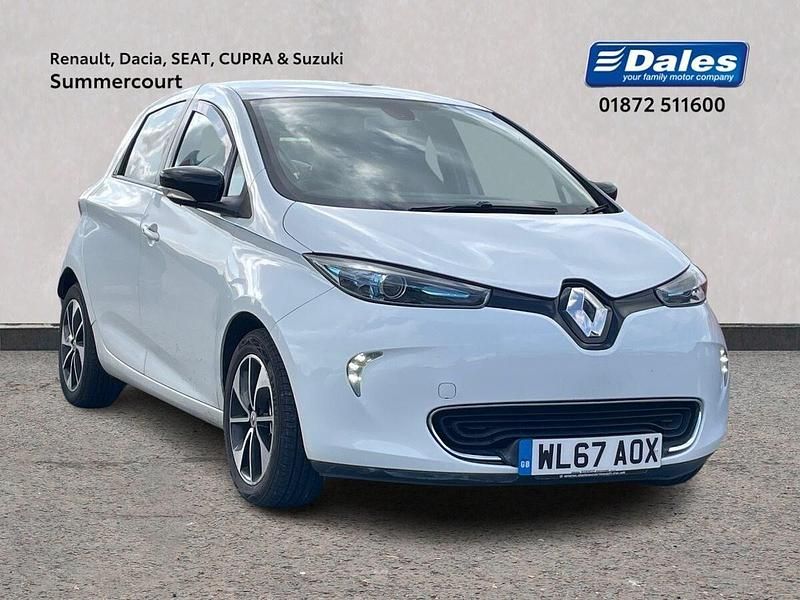 Glacier white Used 2017 Renault Zoe Dynamique Hatchback | £5,500 (Expensive) - Image 1/1
