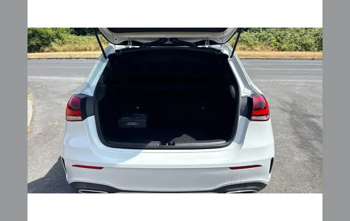 Used Mercedes A200 AMG line 161 HP (118 kW) 2019 White Hatchback