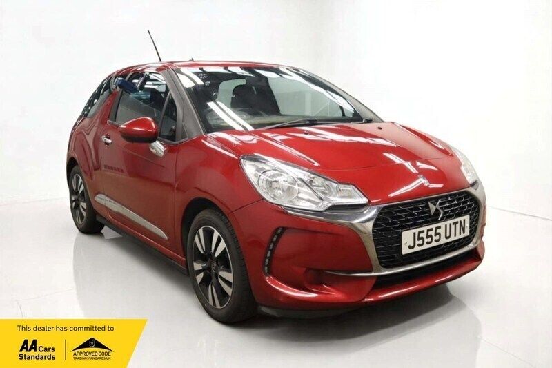 Red Used 2017 DS Automobiles DS3 Chic Hatchback | £5,650 (Fair price) - Image 1/4