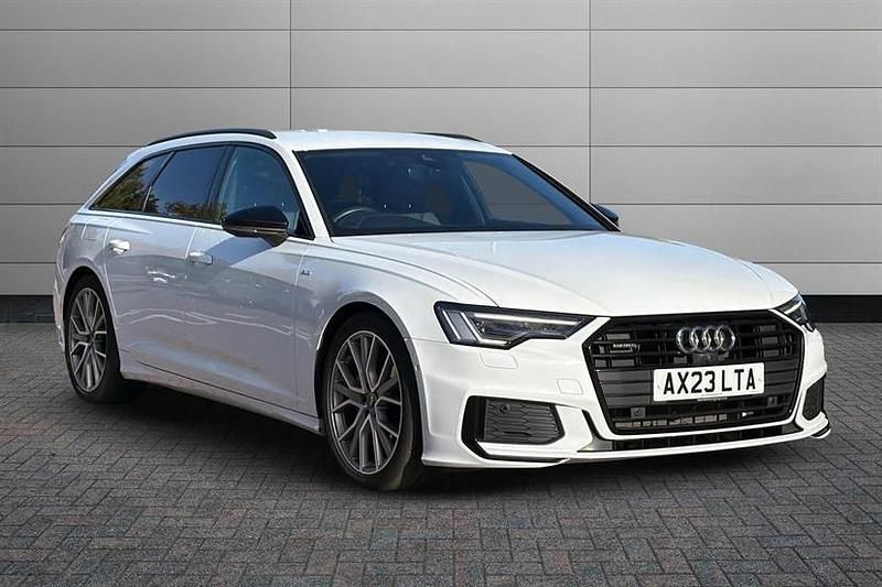 White Used 2023 Audi A6 Black Edition Estate | £34,995 (A bit pricey) - Image 1/4