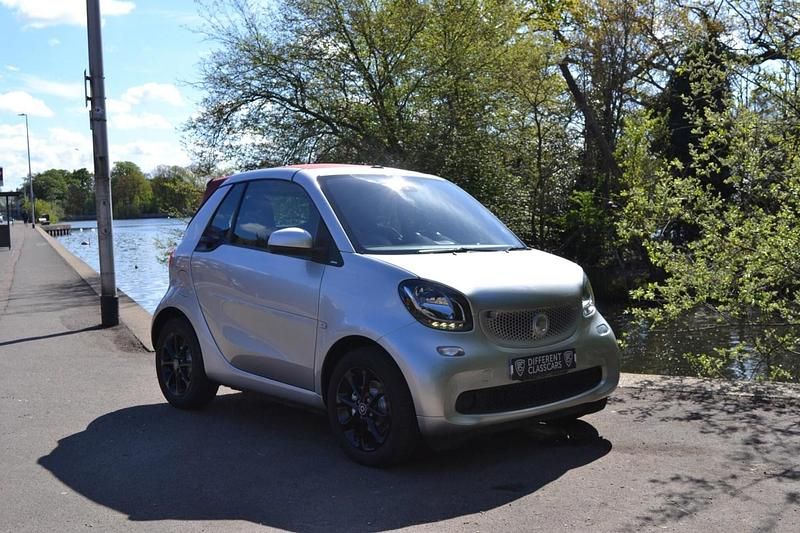 Used Smart ForTwo Cabrio Passion 71 HP (52 kW) 2017 Silver Cabriolet