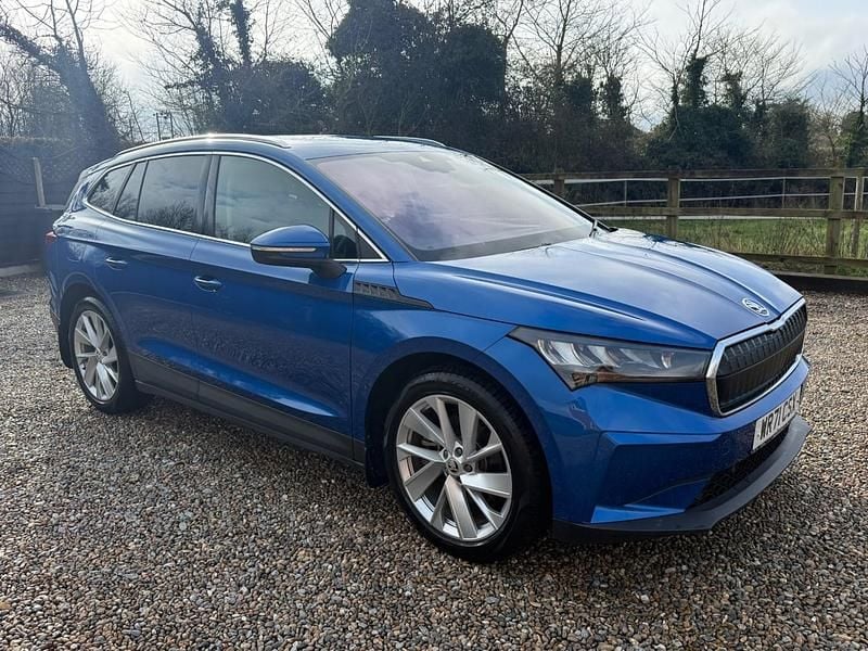 Used Skoda Enyaq iV ecoSuite 131 kW (179 HP) 2022 Blue SUV