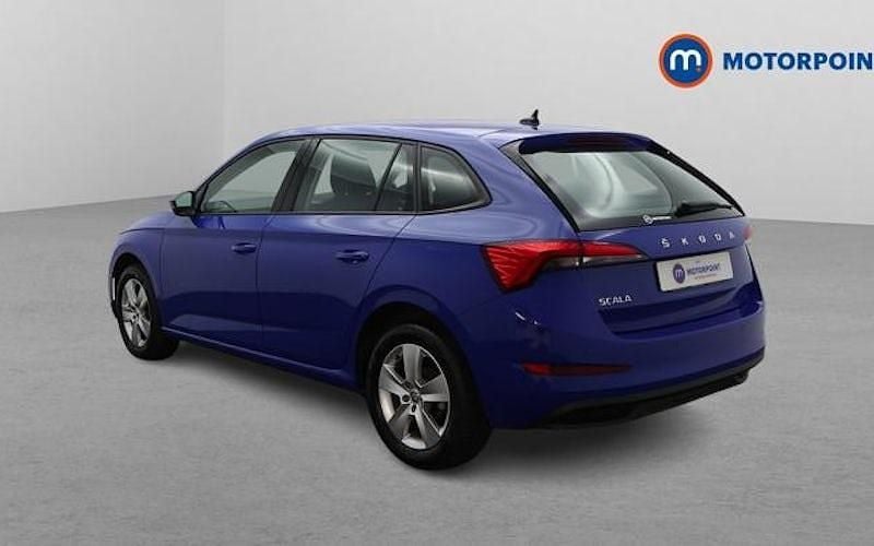 Used Skoda Scala SE 95 HP (69 kW) 2023 Blue Hatchback