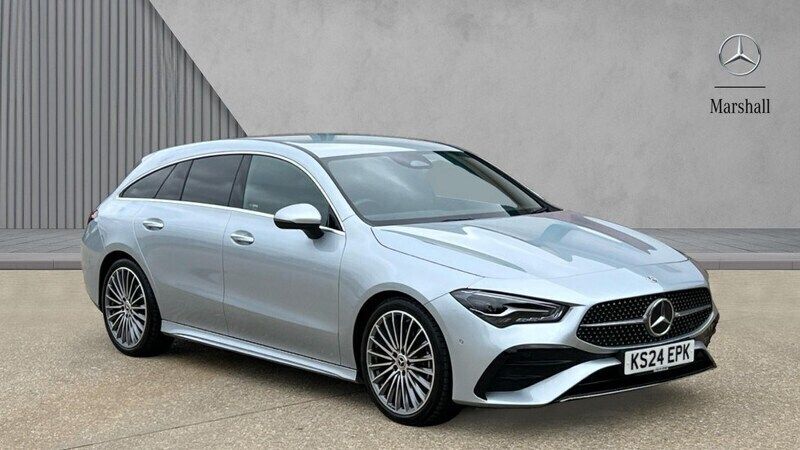 Hightech silver Used 2024 Mercedes CLA220 AMG Line Premium Sedan | £30,409 (Fair price) - Image 1/4