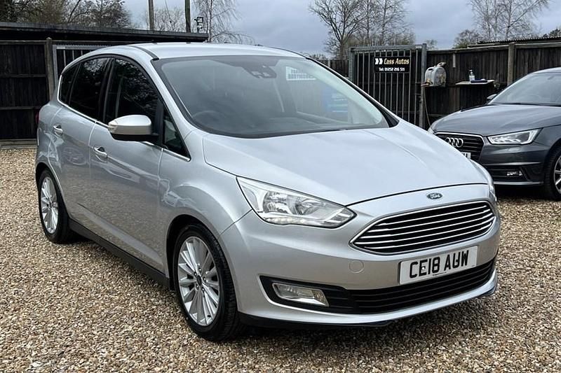 Used Ford C-MAX Titanium 125 HP (91 kW) 2018 Silver MPV