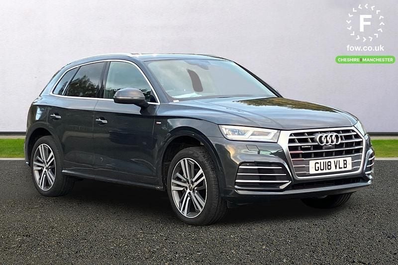 Grey Used 2018 Audi Q5 S-Line SUV | £19,899 (Fair price) - Image 1/3