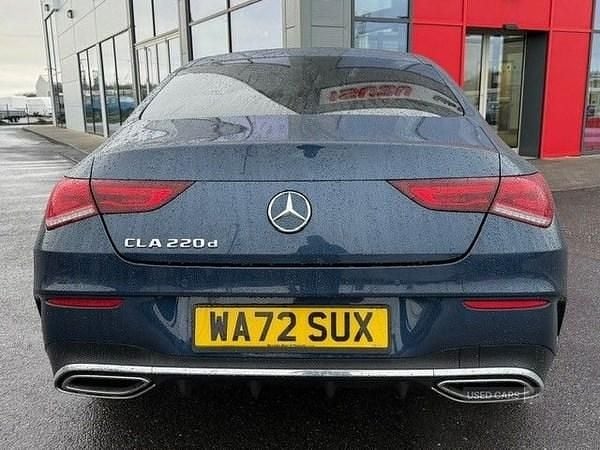 Used Mercedes CLA220 AMG line 190 HP (139 kW) 2022 Blue Sedan
