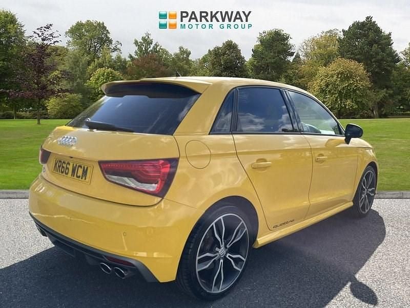 Used Audi S1 Comfort 231 HP (169 kW) 2016 Yellow Hatchback