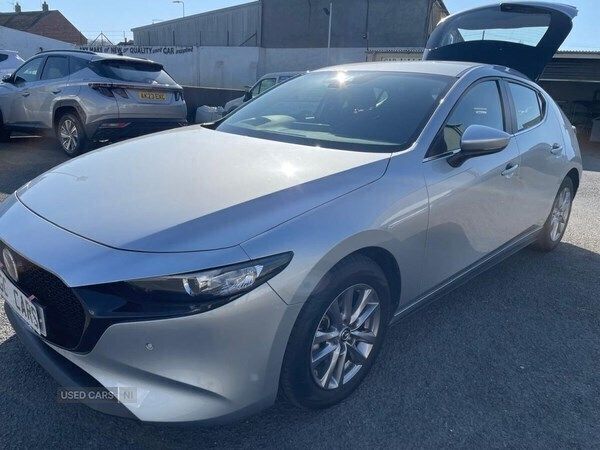 Silver Used 2021 Mazda 3 Hatchback | £14,950 (Good price) - Image 1/4
