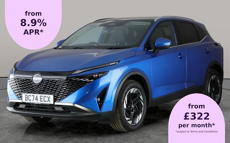 Blue New 2025 Nissan Qashqai N-Connecta SUV | £22,981 - Image 1/3