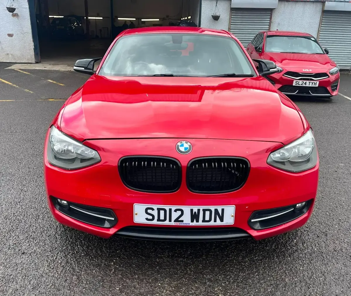 Used BMW 116 Sport Line 2012 Red Hatchback