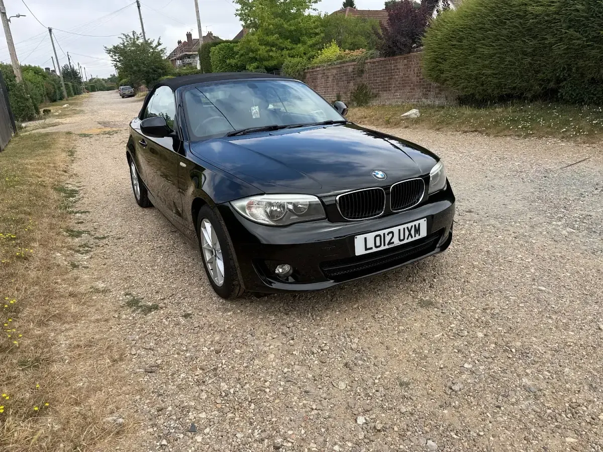 Used BMW 118 Cabriolet 2012 Black Cabriolet