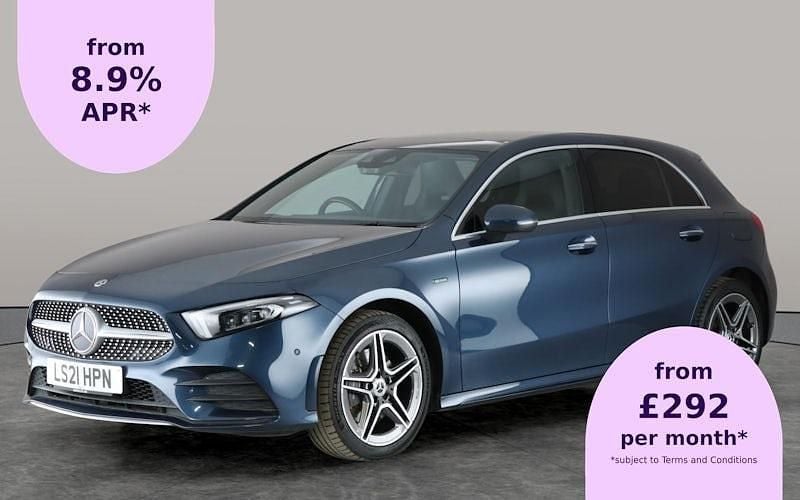 Blue Used 2021 Mercedes A250 AMG Line Premium Plus Hatchback | £19,577 (A bit pricey) - Image 1/2