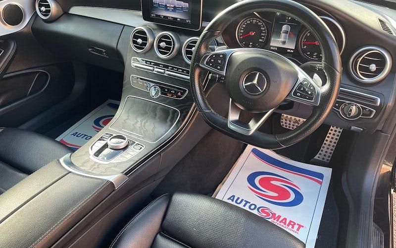 Used Mercedes C200 AMG Line Premium 184 HP (135 kW) 2018 Black Coupe