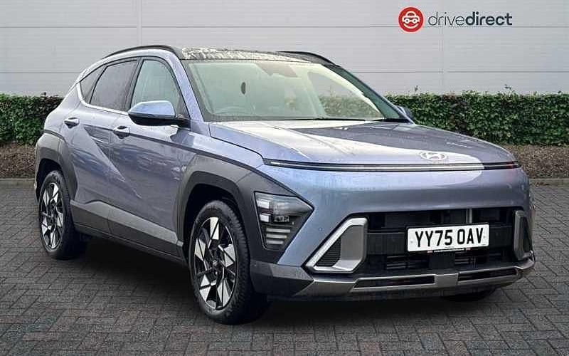 Pearl meta blue New 2025 Hyundai Kona Ultimate SUV | £24,748 (Super price) - Image 1/4