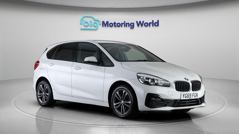 Used BMW 218 Active Tourer Sport Line 2019 White MPV
