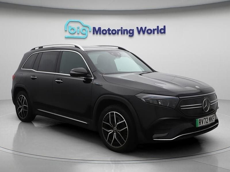 Black Used 2022 Mercedes EQB300 AMG line SUV | £26,500 (Fair price) - Image 1/4