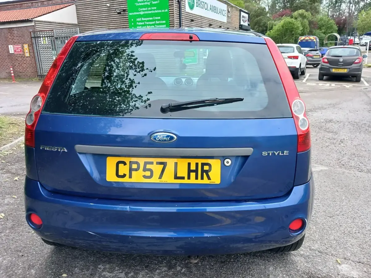 Used Ford Fiesta Style 2008 Blue Hatchback