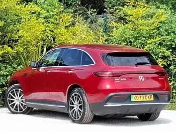 Used Mercedes EQC400 AMG line 300 kW (408 HP) 2023 Red SUV