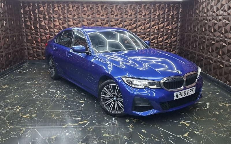 Used BMW 330e M Sport 292 HP (214 kW) 2019 Blue Sedan