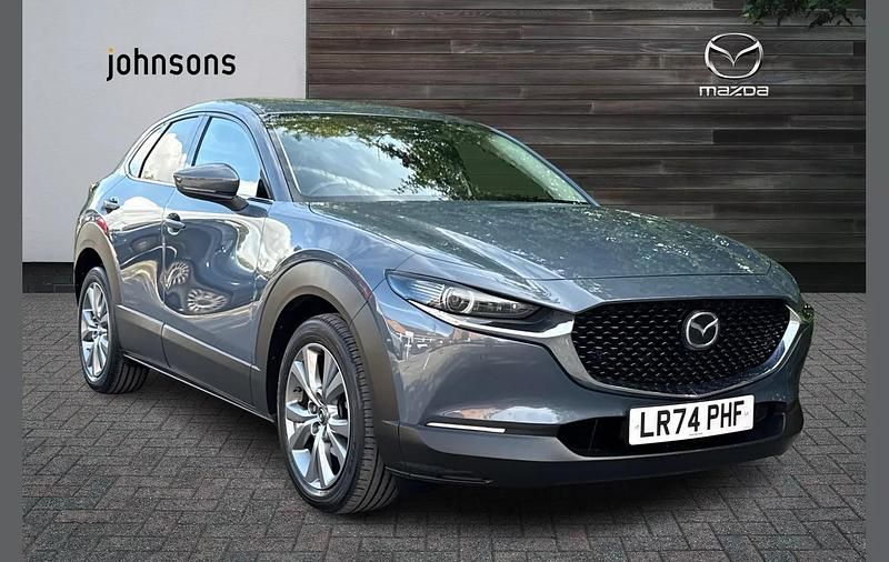 Grey Used 2024 Mazda CX-30 Exclusive-Line SUV | £21,750 (Fair price) - Image 1/4