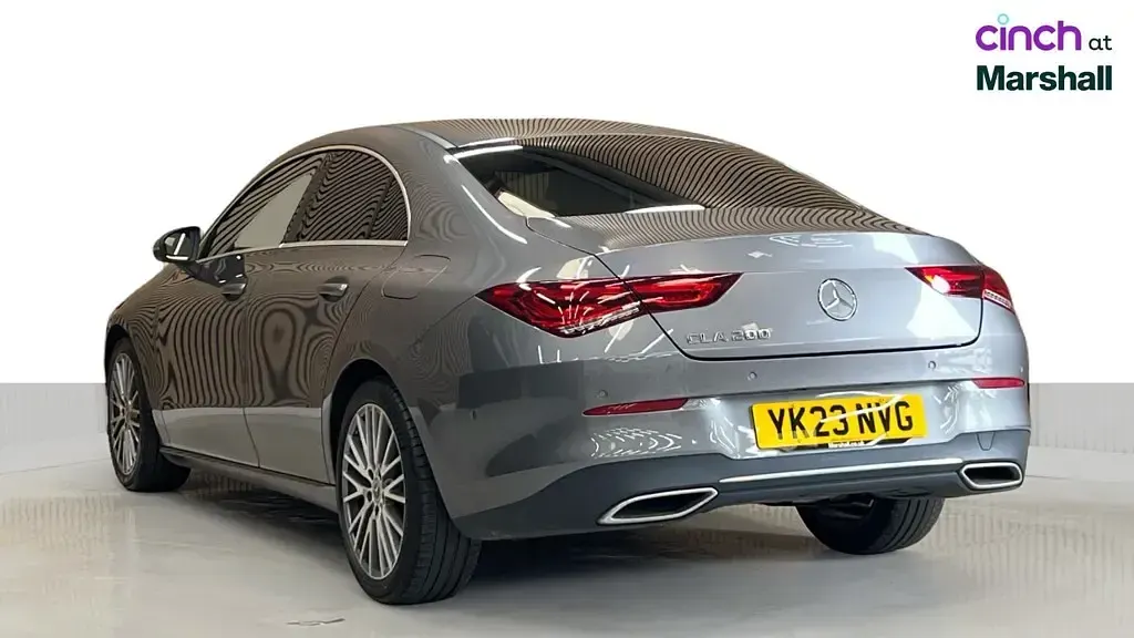 Used Mercedes CLA200 Executive 163 HP (119 kW) 2023 Mountain grey metallic Coupe